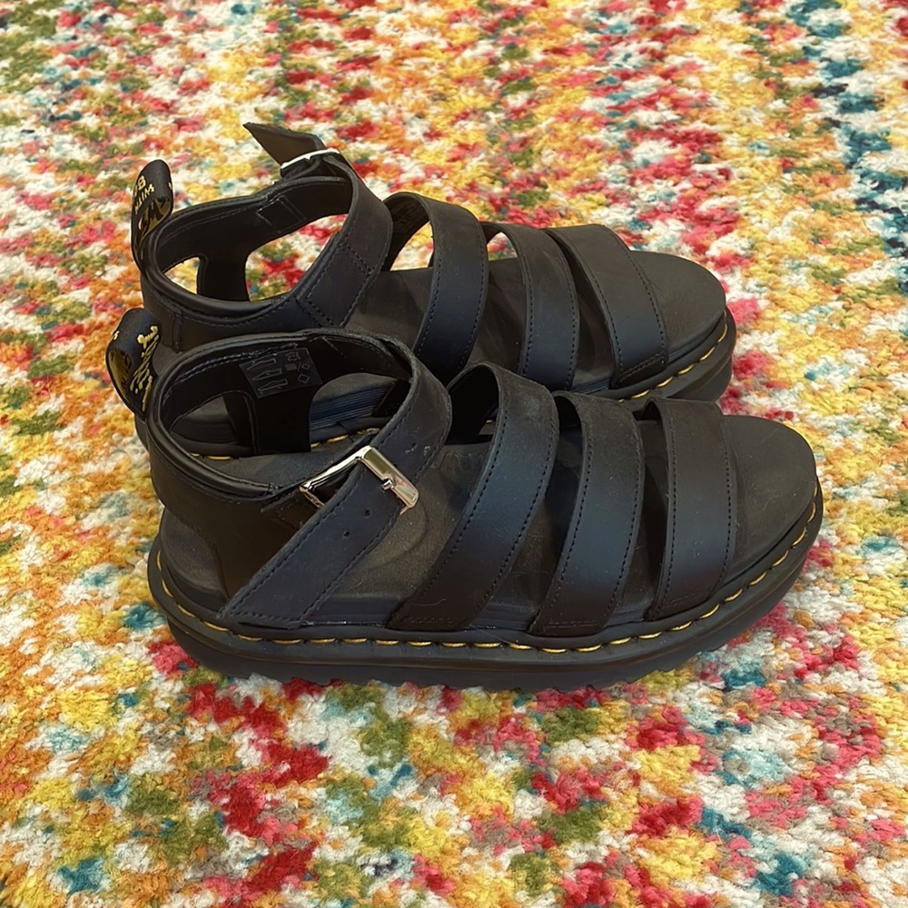 Dr. Martens Blaire Platform Sandals, sz 8